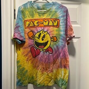 Pac-Man tie-dye T-shirt.